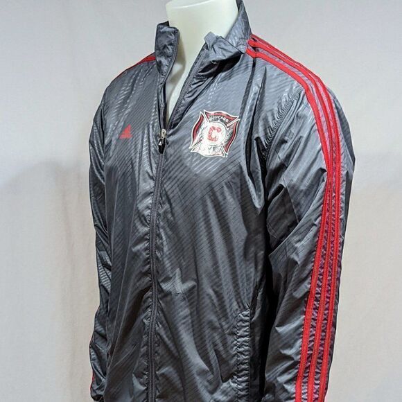 Adidas Chicago Fire Windbreaker Jacket Sz. S - Picture 5 of 8